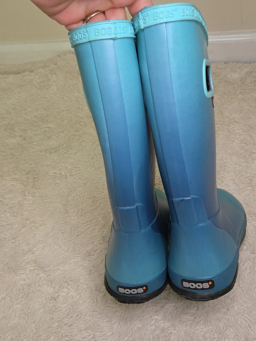Bogs Kids Ombre Rain Boots Sz 5